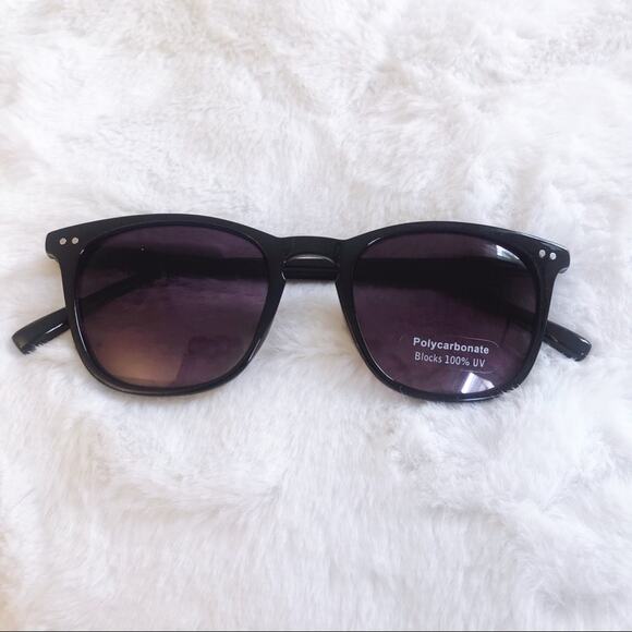 Jessica Black Classic Aviators Oval Sunglasses - Picture 1 of 9